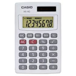 CALC CASIO CALCULATOR HS-4G